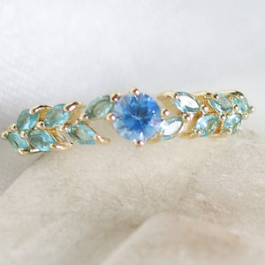 Turquoise Row Ring