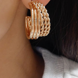 Gold Denise Hoops