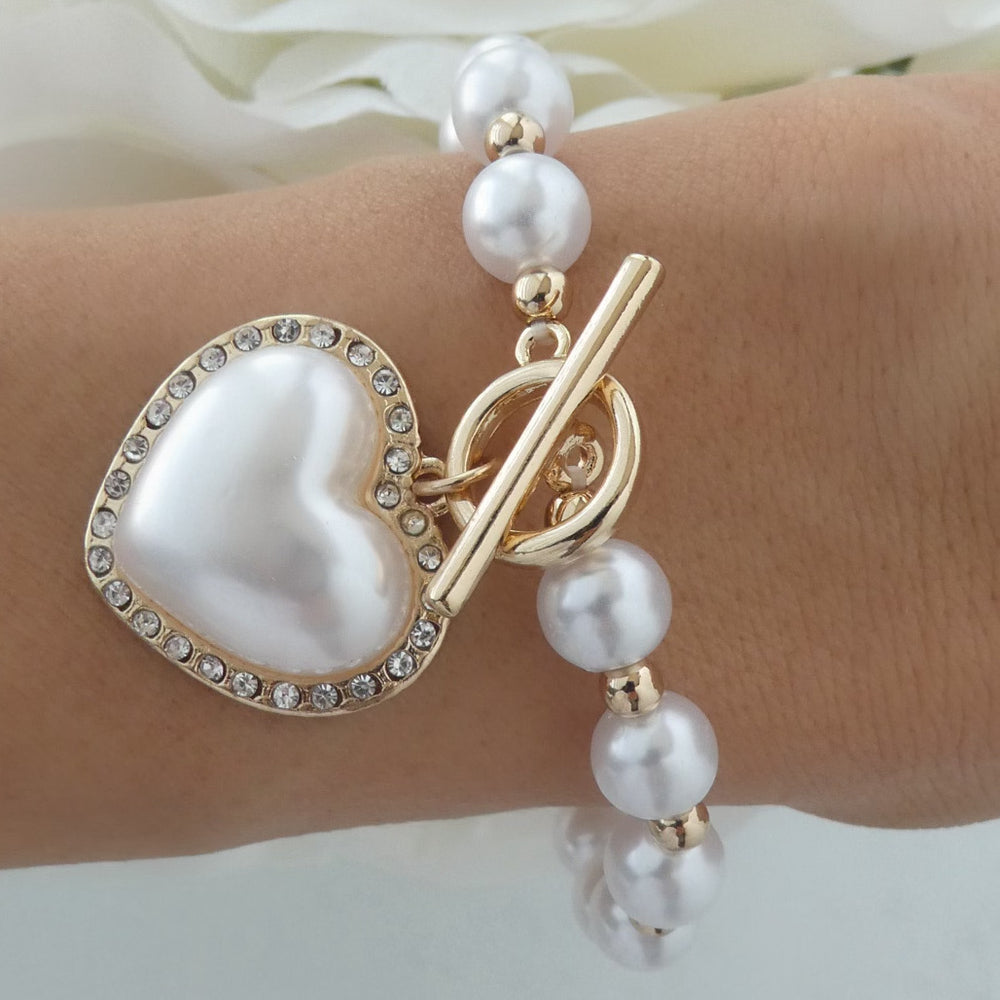 Heart Pendant Bracelet