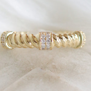 Crystal Terry Ring