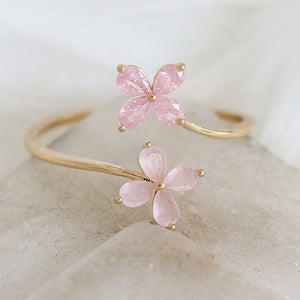 Pink Flower Ring