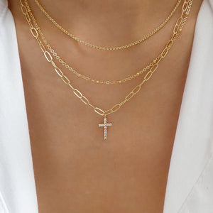 Reba Cross Necklace