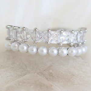 Timmy Pearl Ring (Silver)