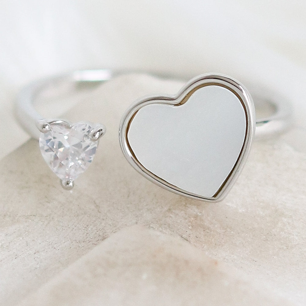 Morgan Heart Ring (Silver)