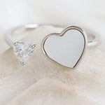 Morgan Heart Ring (Silver)