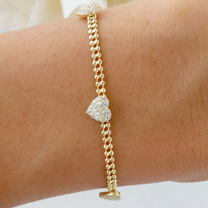 18K Crystal Snake Bracelet – Love Stylize