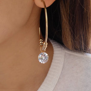 Crystal Cheryl Hoops