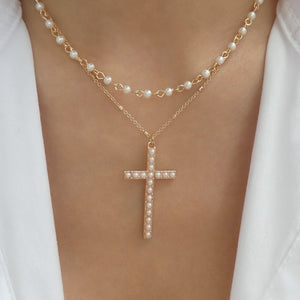 Zaria Cross Necklace