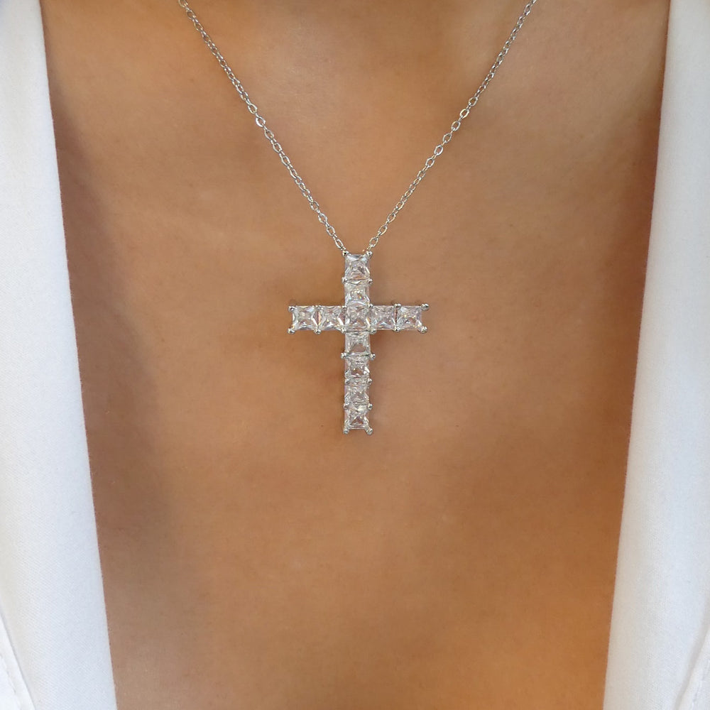 Tiny Cross Necklace/Minimal Necklace, 18k Gold/Silver Plated, Simple Tiny  Necklace for Women Girls - Walmart.com