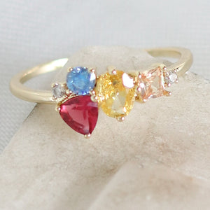 Multi Crystal Ring