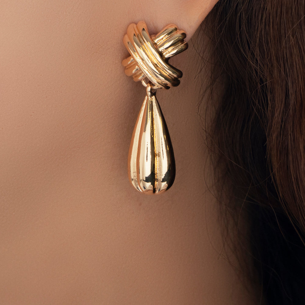 Gold Donning Earrings