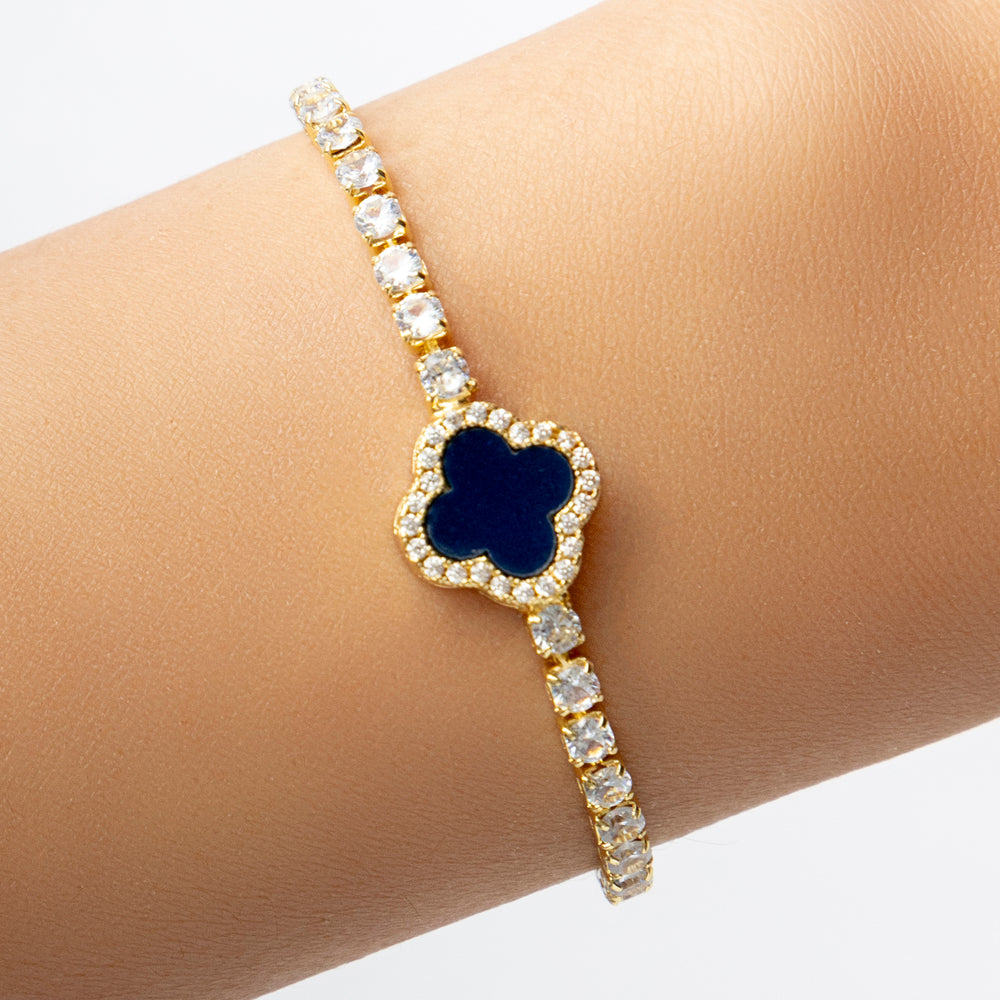 Crystal Joanna Steffy Bracelet (Dark Blue)