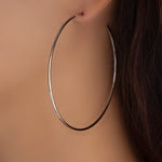 Silver Martha Hoops