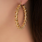 14K Izzy Hoops