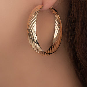 Gold Sandra Hoops