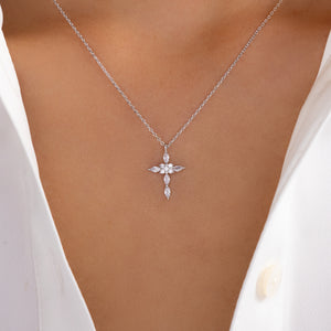 Silver Camilla Cross Necklace