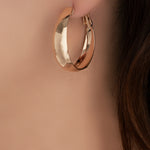 Gold Bianca Hoops