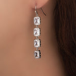 Silver Brit Earrings