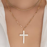 Crystal & Carla Cross Necklace Set