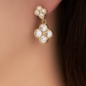 Linda Crystal Steffy Earrings