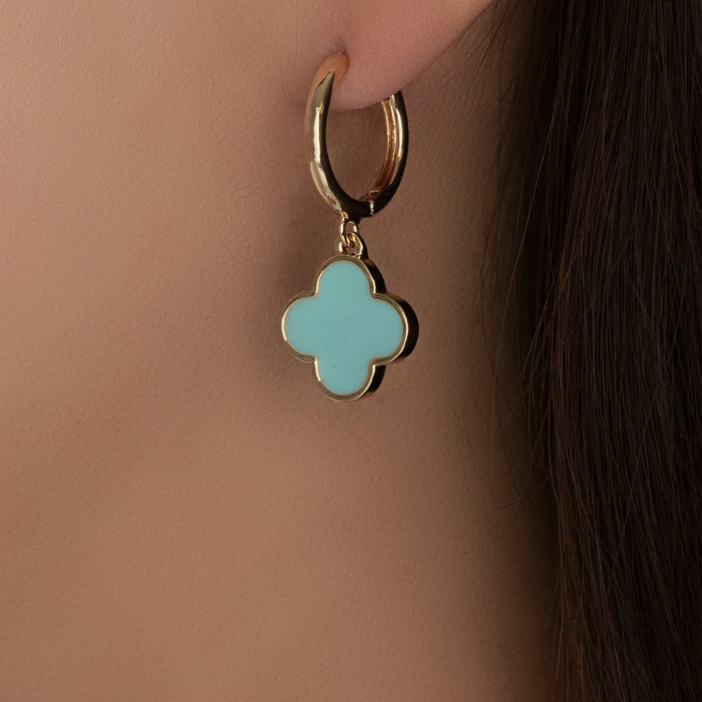 Alina Steffy Hoops (Turquoise)