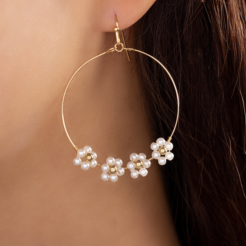 Karen Flower Earrings