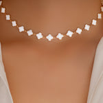 Classic Steffy Necklace (White)