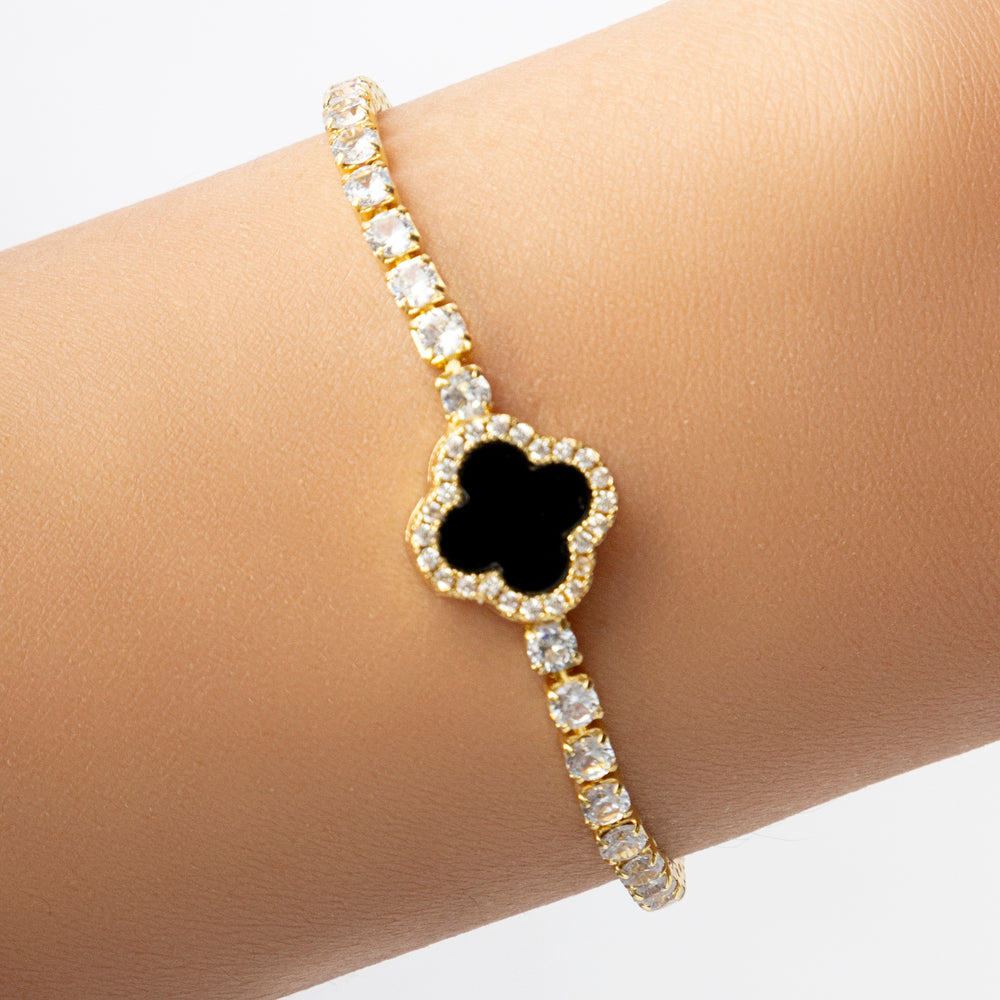 Crystal Joanna Steffy Bracelet (Black)