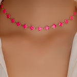 Classic Steffy Necklace (Pink)