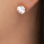 14K Crystal Susie Earrings