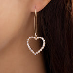 Erica Heart Earrings