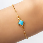 Small Steffy Bracelet (Turquoise)