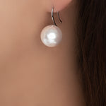 Silver Avianna Pearl Earrings