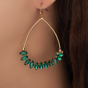 Emerald Charlotte Earrings