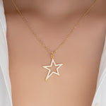 Crystal Star Pendant Necklace