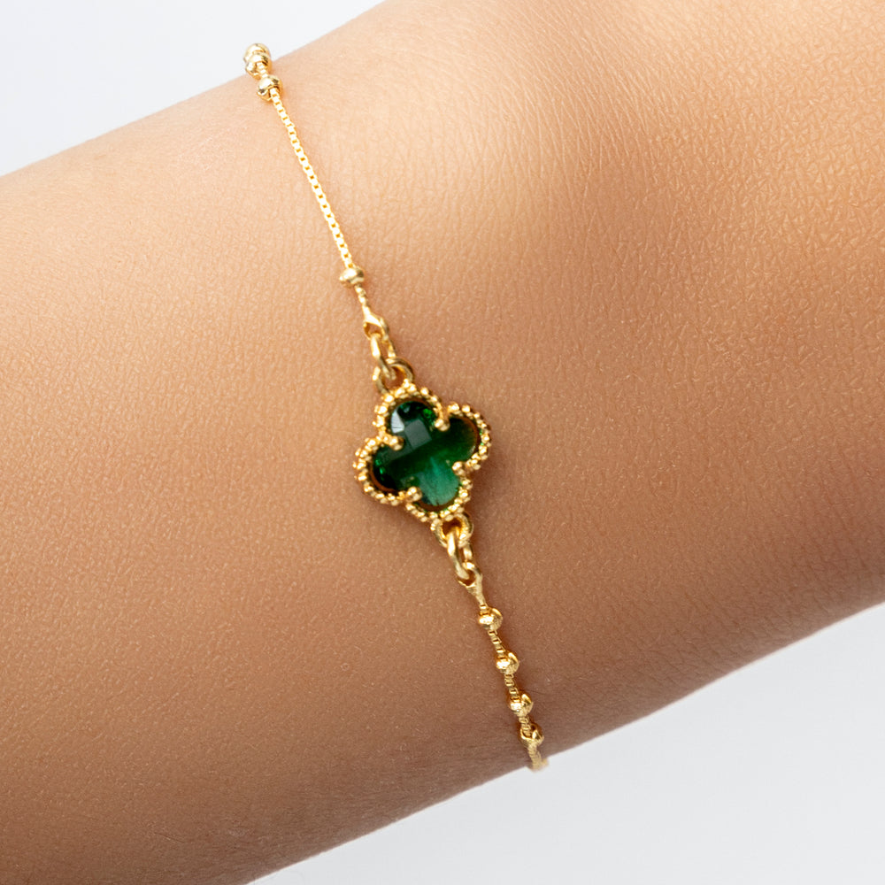 Small Steffy Bracelet (Emerald)