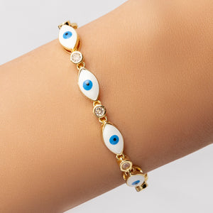 Eye Bracelet (White)