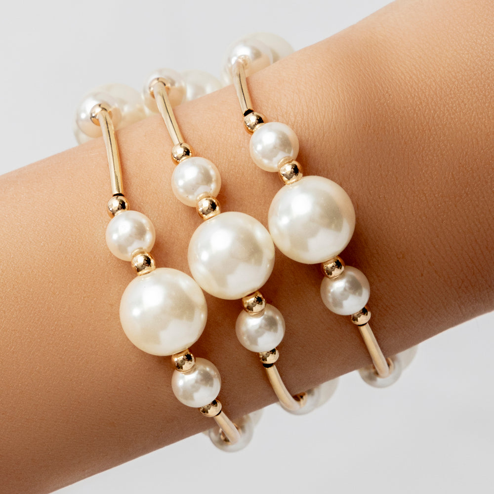 Emmie Pearl Bracelet Set