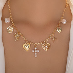 Kennedy Heart Charm Necklace