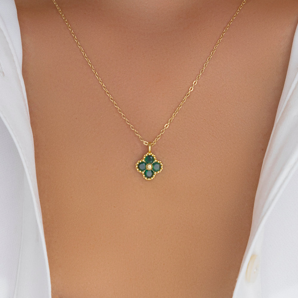 Crystal Cory Steffy Necklace (Emerald)