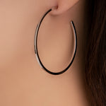 14K Pam Hoops (Silver)