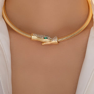 Zaya Snake Necklace