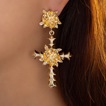 Diana Cross Earrings