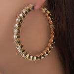 Crystal Tiff Hoops