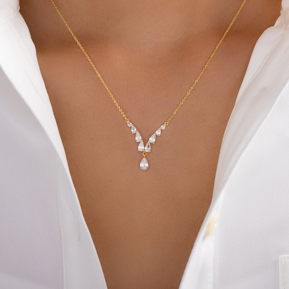 Crystal Pam Necklace