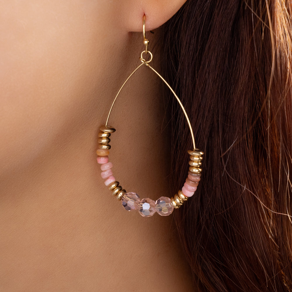 Holly Earrings (Pink)