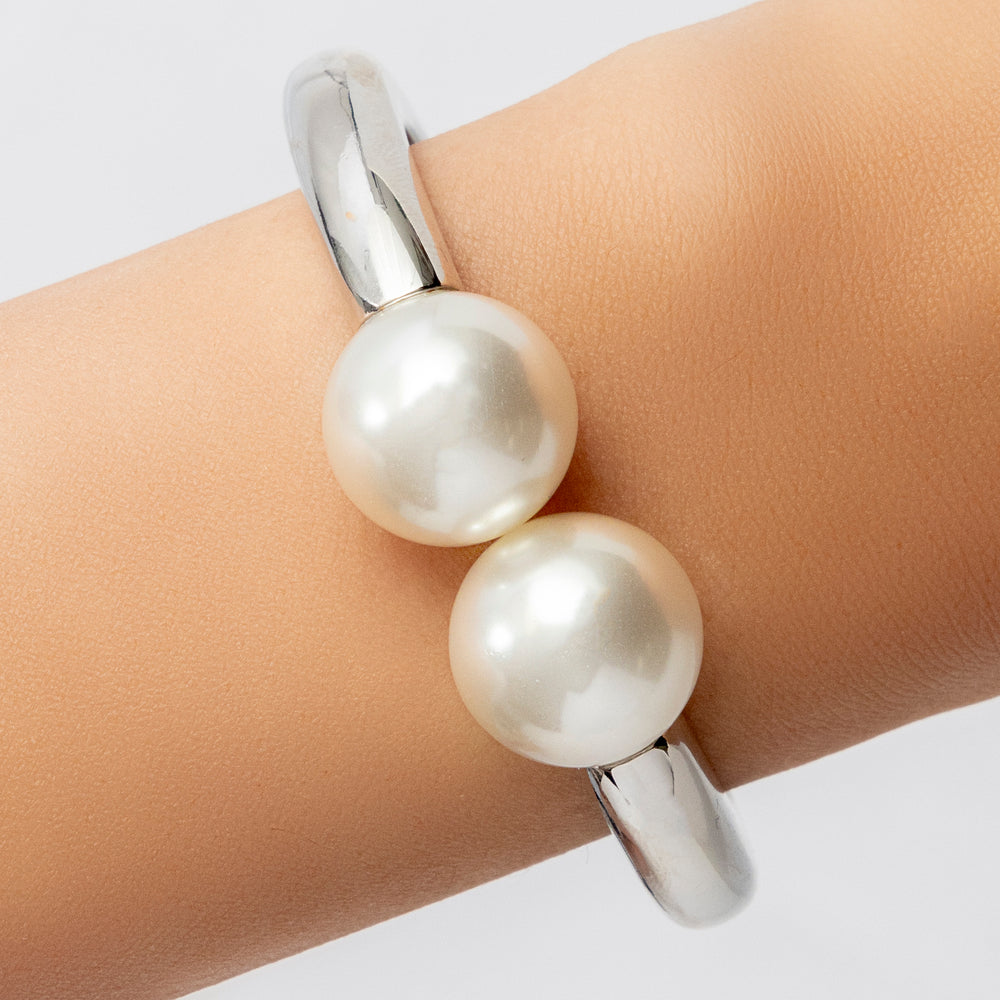 Andrew Pearl Cuff (Silver)