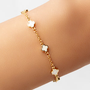 Mini Eva Steffy Bracelet (White)