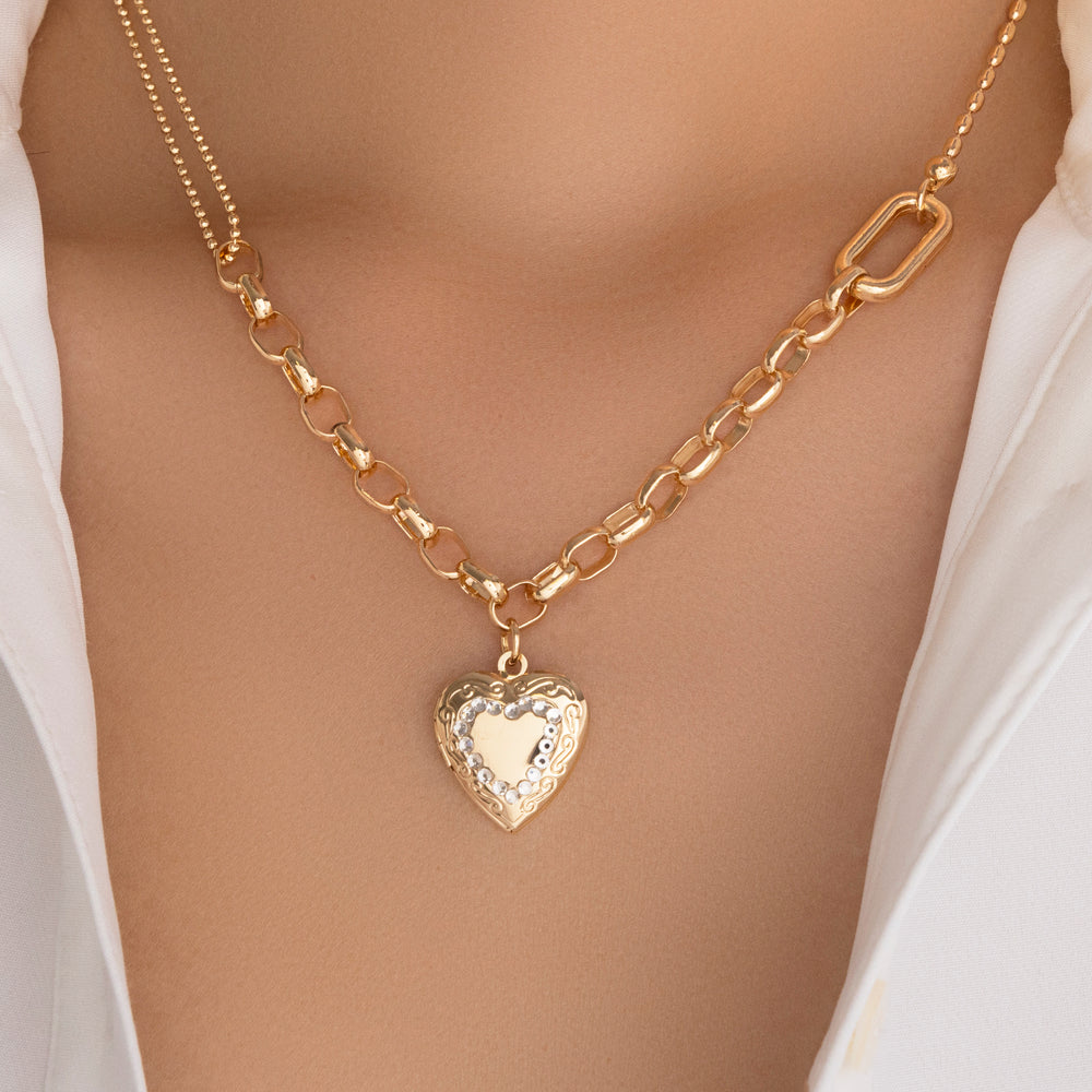 Tucker Heart Charm Necklace