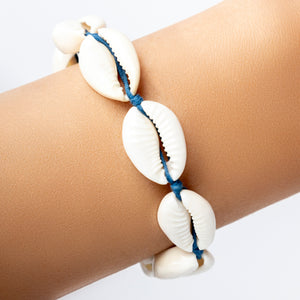 Bianca Shell Bracelet (Blue)